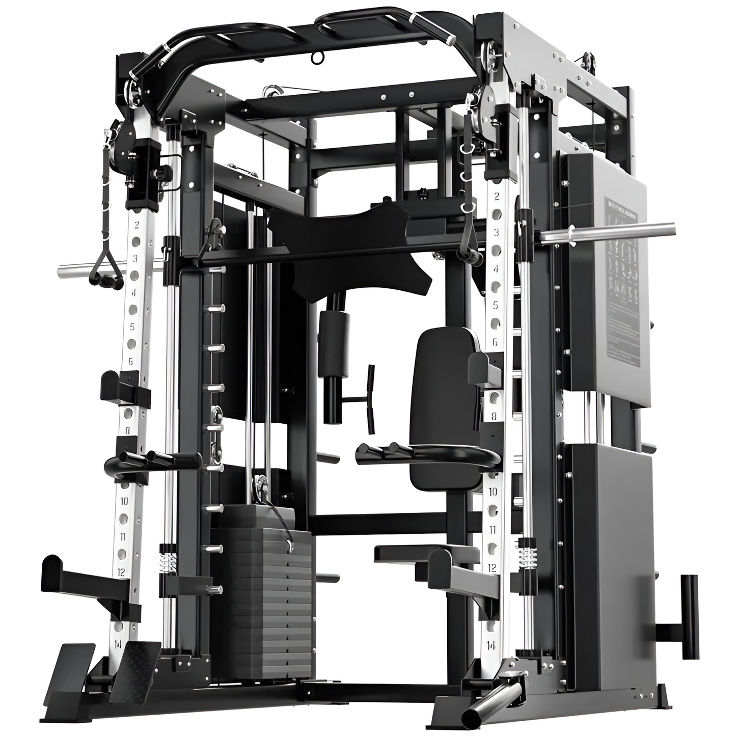 Professional Gym Smith Machine Set—Multi-Functional All-In-One Fitness Equipment, Suitable for Professional Gyms