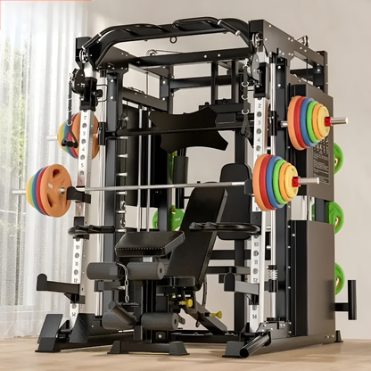 Professional Gym Smith Machine Set—Multi-Functional All-In-One Fitness Equipment, Suitable for Professional Gyms