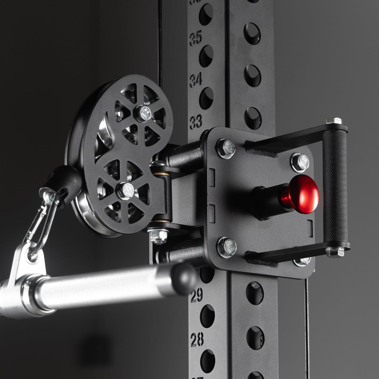 Home Gym - Commercial Half Rack Functional Trainer with Lat Pulldown and Low Row