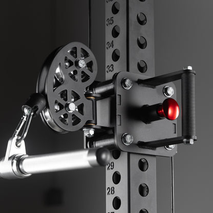Home Gym - Commercial Half Rack Functional Trainer with Lat Pulldown and Low Row