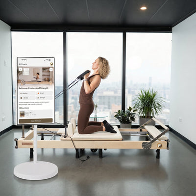 Foldable Pilates Reformer - Janet Elite 2.0 With Large Smart Screen