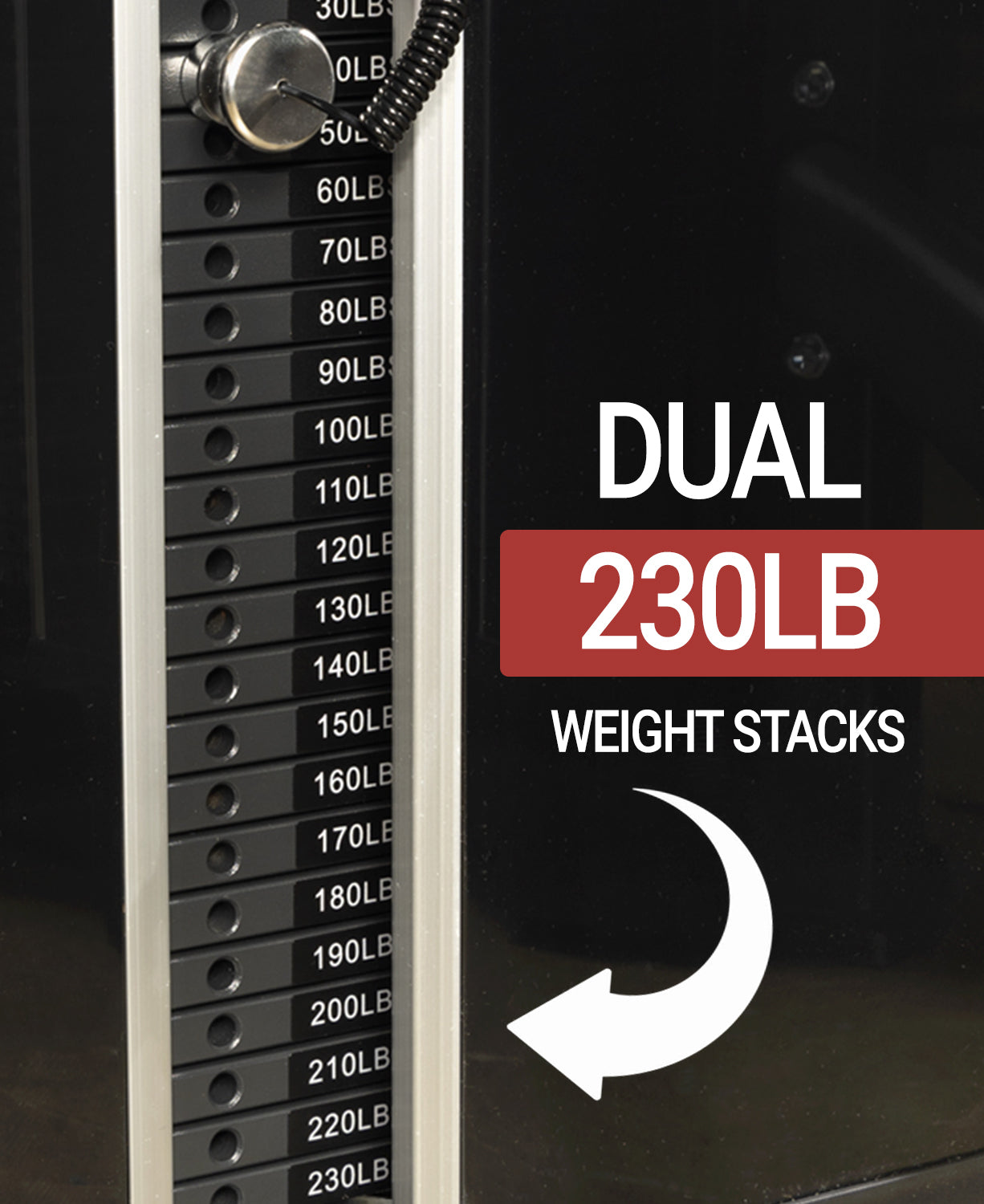 Home Gym - Functional Trainer With Dual 230 lb Weight Stacks