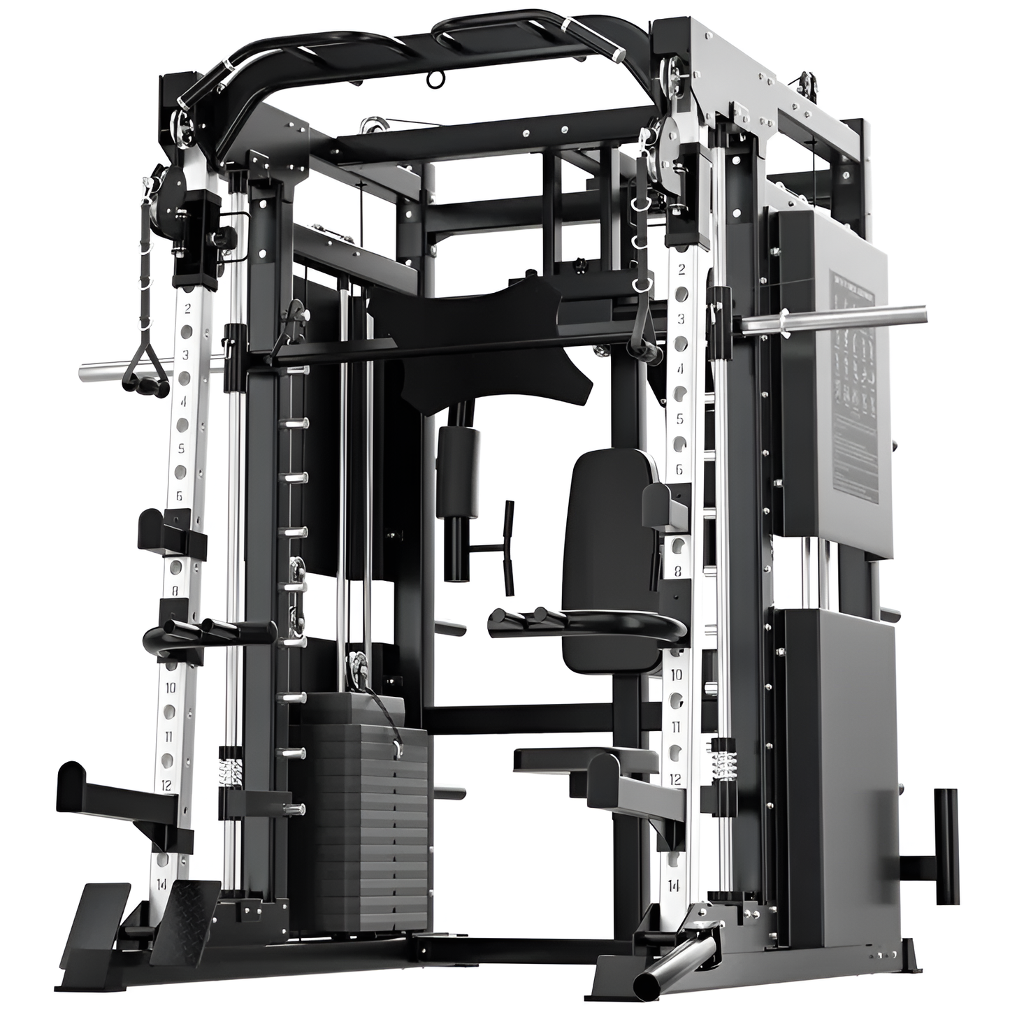 Professional Gym Smith Machine Set—Multi-Functional All-In-One Fitness Equipment, Suitable for Professional Gyms