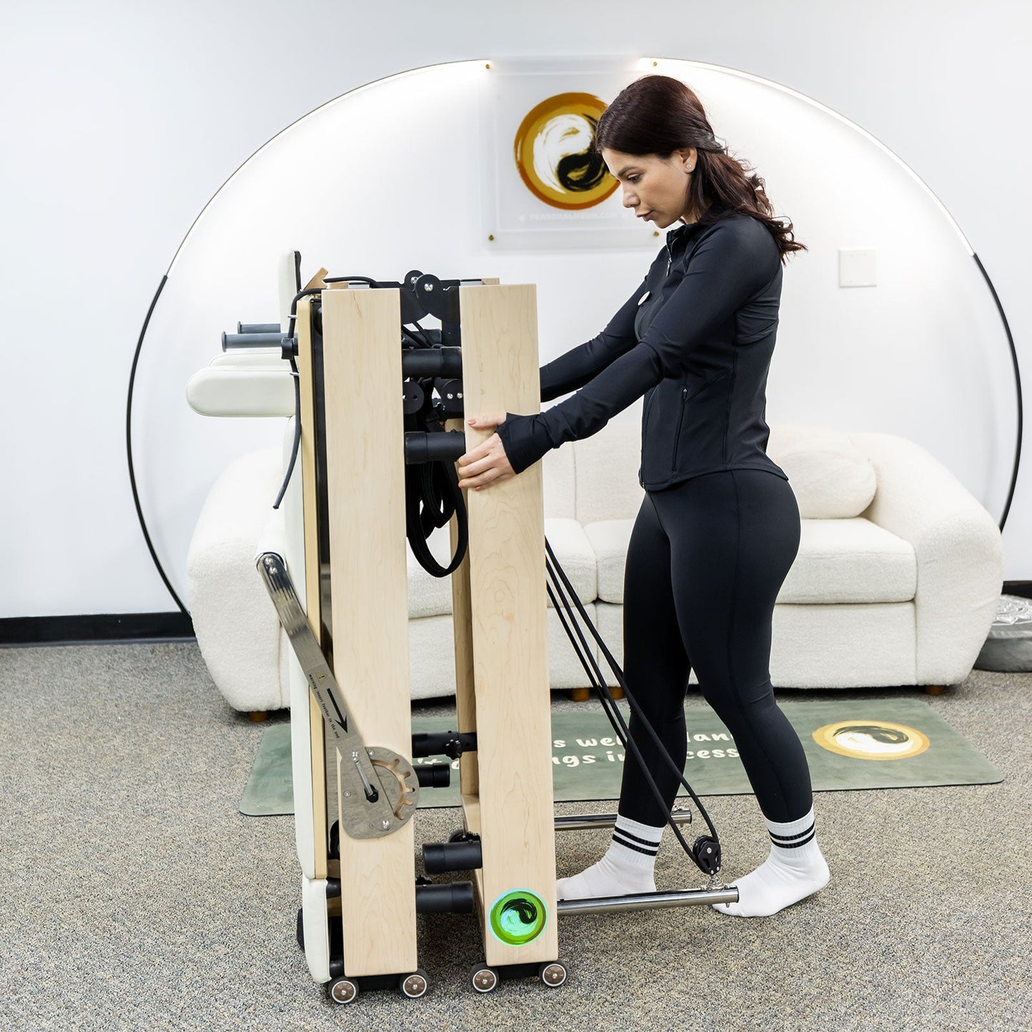 Foldable Pilates Reformer - Janet Elite 2.0 With Large Smart Screen