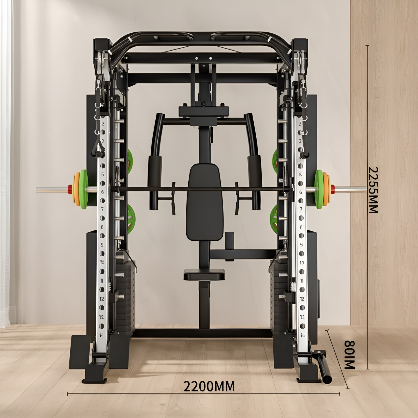 Professional Gym Smith Machine Set—Multi-Functional All-In-One Fitness Equipment, Suitable for Professional Gyms