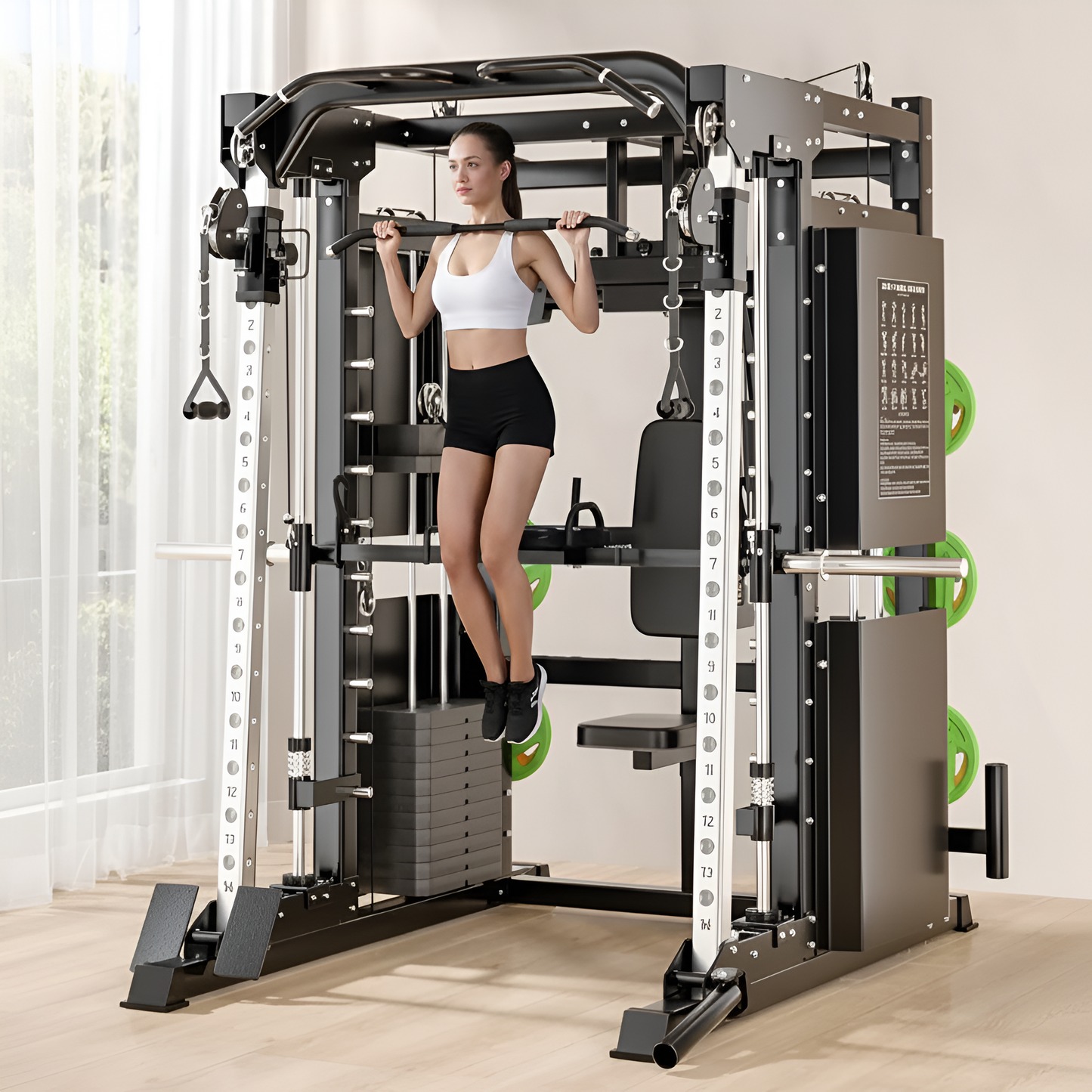 Professional Gym Smith Machine Set—Multi-Functional All-In-One Fitness Equipment, Suitable for Professional Gyms